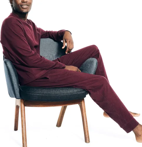 Vista 4 de Nautica Conjunto de pantalón de pijama Waffle para hombre