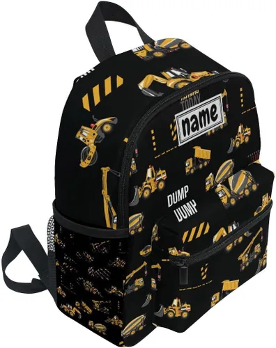 Vista 2 de Mochilas para niños, Excavadora Tractor Coche, Mochilas Daypack