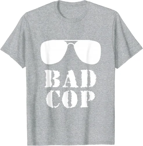 Vista 48 de Bad Cop Funny Police - Camiseta a juego para padre e hijo, Negro, S