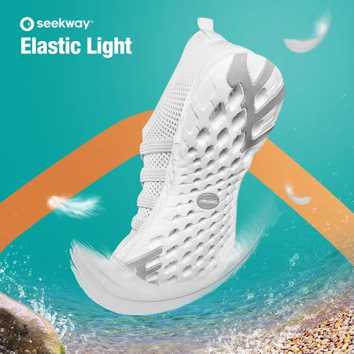 Vista 6 de SEEKWAY Zapatos de agua para hombre y mujer, secado rápido, zapatos acuáticos descalzos, playa, caminar, kayak, canotaje, deportes acuáticos SP006