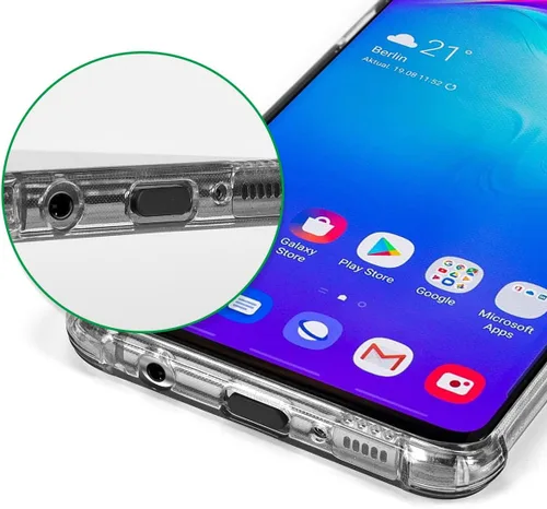 Vista 5 de Cubierta USB C, paquete de 10 protectores de puerto de cargador tipo C para iPhone 17 16 15 Pro Max, Samsung Galaxy S24, S23, S22 Ultra S21 FE S20