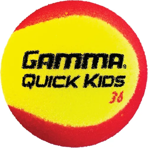 Vista 9 de GAMMA Quick Kids Training Tennis Balls for Kids & Beginners, Low-Compression Core Reduces Speed & Bounce, Great for Tennis Practice, USTA & ITF
