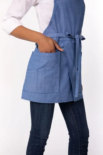 Vista 5 de Chef Works Unisex Medford Short Bib Apron