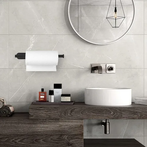 Vista 9 de Portarrollos de Papel para Cocina, Toallas de Papel a Granel - Autoadhesivos para Debajo del Gabinete, Ambos Disponibles en Adhesivo y Tornillos