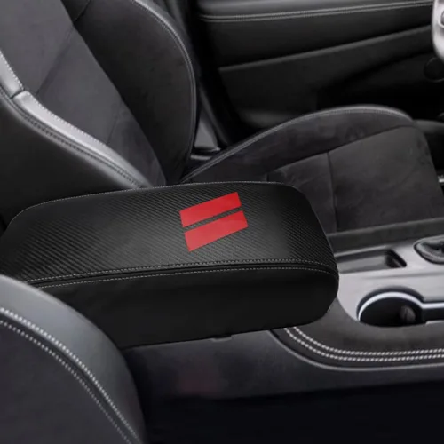 Vista 9 de INTGET Funda para reposabrazos de consola central de automóvil para Dodge Durango Accesorios 2011-2020, funda de cuero para reposabrazos, funda