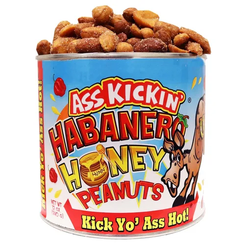 Vista 15 de ASS KICKIN' Cacahuetes Bacon Ranch – 12oz – Último regalo gourmet de cacahuetes – Pruébalo si te atreves!