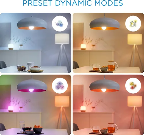 Vista 9 de Bombilla LED inteligente blanca de 65 W BR30 a todo color y ajustable