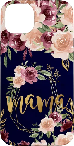 Vista 15 de Mama Floral New Mom Flower Print Pregnant Woman Watercolor Case for iPhone 17