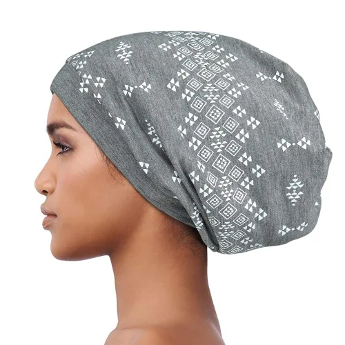 Vista 19 de Alnorm - Gorro con forro de satén y suave banda elástica para hombres y mujeres, talla única Se ajusta a la mayoría