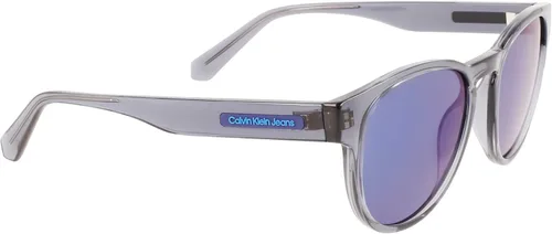Vista 8 de Calvin Klein JEANS CKJ22609S - Gafas de sol redondas, color gris, talla única, Gris