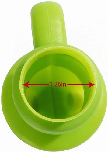 Vista 5 de Tapa de poste para trampolín de 1.26 pulgadas de diámetro para gancho de red, 6 piezas, verde, solo cabe en poste de trampolín de 1.26 pulgadas