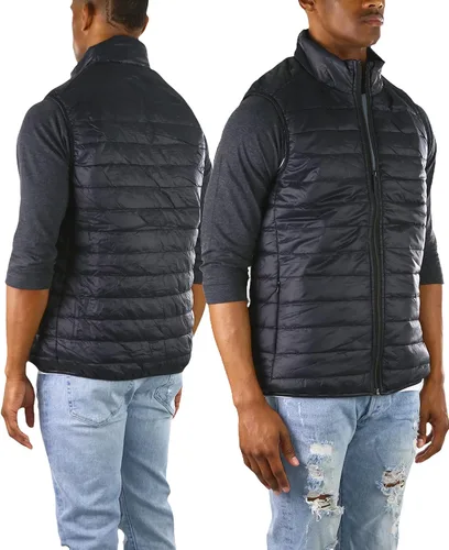 Vista 3 de ToBeInStyle Chaleco ligero con cremallera aislante para hombre