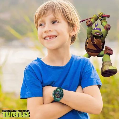 Vista 5 de Accutime Ninja Turtles - Reloj digital para niños