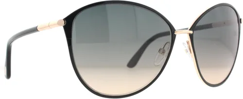Vista 3 de Tom Ford Tf 320 Penélope NegroOro MarcoGris Gradiente Lente 59Mm