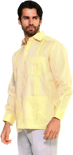 Vista 6 de Mojito Collection Guayabera de polialgodón de manga larga
