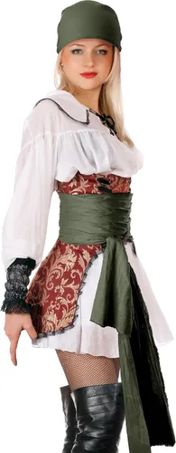 Vista 5 de SATINIOR Halloween Pirate Accessories Bandana Belt Costume