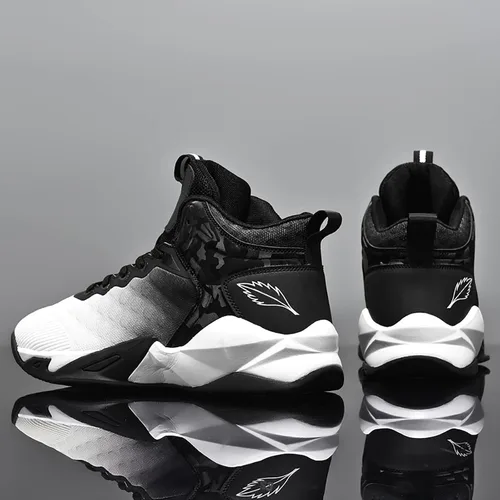 Vista 3 de CJSPORX - Tenis de baloncesto para hombre, transpirables, antideslizantes, para correr