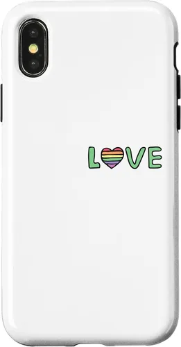 Vista 4 de Funda para iPhone 13 Pro LGBTQ Community Lesbiana Gay Bi Trans Love Rainbow Heart Cult