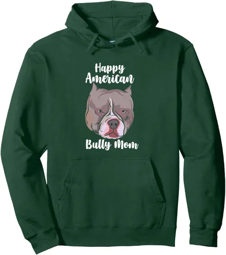 Vista 5 de American Bully Design para dueño de perro - Sudadera con capucha American Bully Mom, Negro