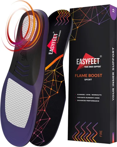 Vista 8 de Plantillas para zapatos deportivos de running para hombre y mujer - Plantilla deportiva - Insertos de absorción de impactos - Para caminar, hacer
