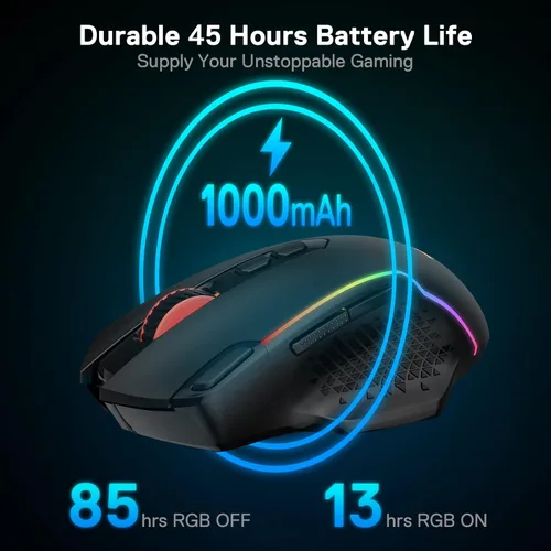 Vista 5 de Redragon Paquete de teclado K670 y mouse para juegos M810 PRO