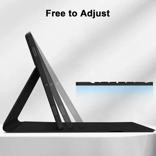 Vista 6 de GOKOCO para Samsung Galaxy Tab S10 Lite/S10 FE/S9 FE 10.9"/Tab S9 11" Funda para Teclado, Funda Magnética Desmontable Inalámbrica Bluetooth con Negro