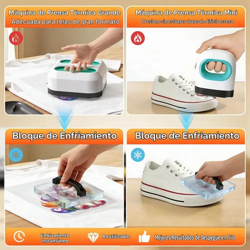 Vista 9 de RAINBOWDGT Paquete de impresora DTF A3 de 13 pulgadas R1390 con horno