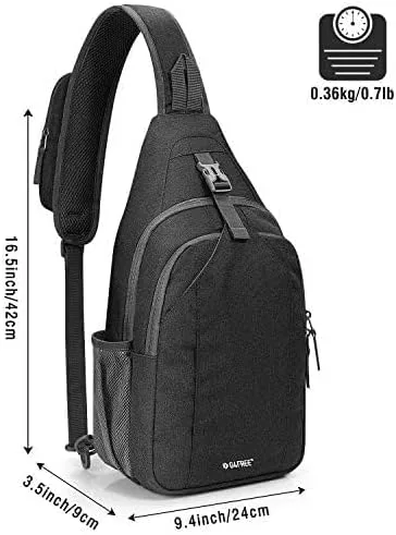 Vista 2 de G4Free Sling Bag RFID Bloqueo Sling Mochila+Bolso bandolera ligero