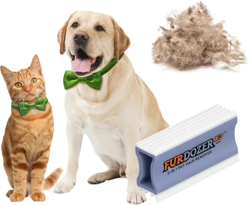 Vista 14 de FurDozer - Removedor de pelo de mascotas y herramientas de detallado automático, removedor de pelo de gatos y perros para alfombras, interiores