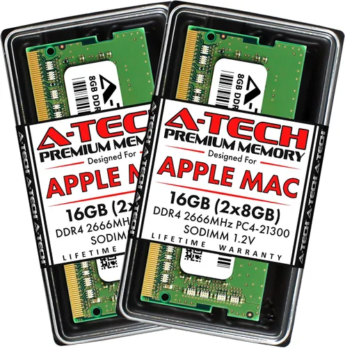 Vista 13 de A-Tech 8 GB de RAM para Apple iMac y Mac mini (2018, 2019 y 2020) DDR4 2666 MHz SODIMM PC4-21300 / PC4-21333 260-Pin SO-DIMM Actualización