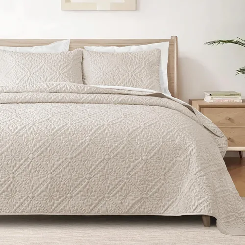 Vista 17 de Exclusivo Mezcla Juego de Edredón Individual, Cubrecamas Ligeras y Suaves con 1 Funda de Almohada, Edredones Modernos de Color Azul Aguamarina