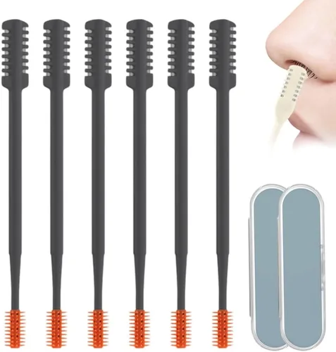 Vista 10 de Cortador de Pelo Nasal, 2025 Recortadora de Vello Nasal de Doble Cara Mejorada para Mujeres y Hombres, Herramienta de Eliminación de Vello Nasal