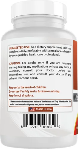 Vista 7 de Best Naturals Calcio Magnesio Potasio - 120 Tabletas - Sin OMG y sin gluten