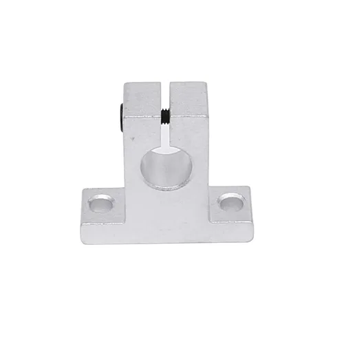 Vista 2 de FKG SK12 - Soporte de guía de sujeción de riel de movimiento lineal de aluminio para eje de 0.472 in de diámetro, juego de 2