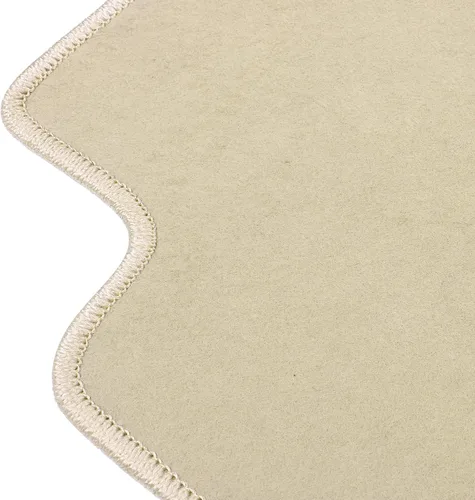 Vista 5 de IKON MOTORSPORTS, Alfombrillas Compatibles con Nissan Altima Sedan 4 Puertas 2013-2018, Revestimiento de Piso de Nylon Beige de Fábrica para Frente