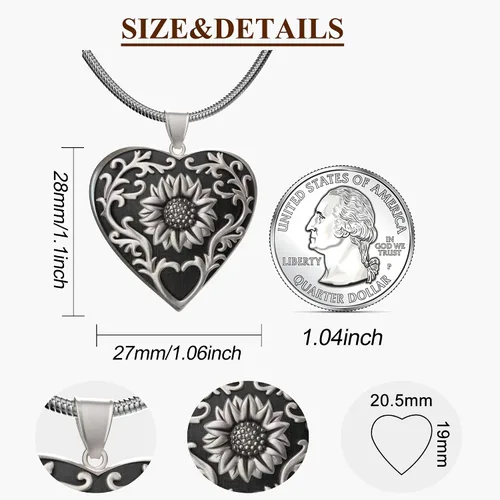Vista 5 de Fancy Sue - Collar con medallón vintage para mujeres y niñas que sostiene imágenes, medallón personalizado con imagen en el interior, regalos
