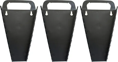 Vista 15 de JSP Manufacturing Bandeja organizadora de llaves de plástico portátil con 10 herramientas (1, negro)
