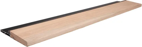 Vista 4 de Umbral de puerta Outswing – Aluminio y roble sin terminar Negro