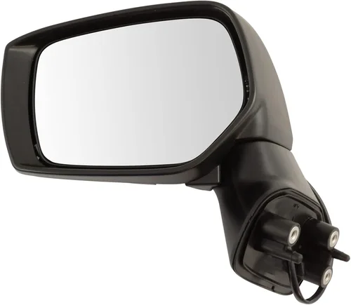 Vista 91 de TRQ Espejo plegable con calefacción eléctrica del lado del conductor con indicador de punto ciego pintura a juego negro liso compatible con Kia