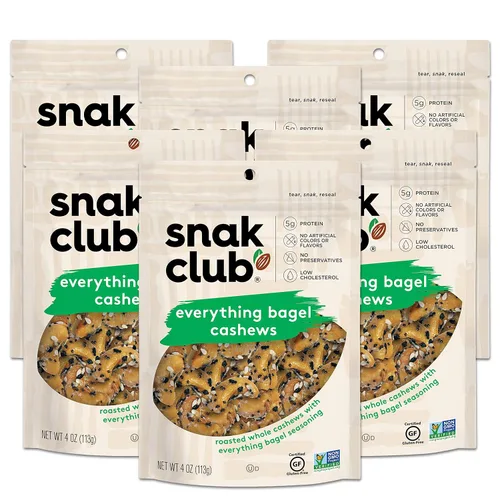 Vista 3 de Snak Club Everything Bagel Anacardos, 2.5 onzas
