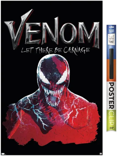 Vista 19 de Trends International Marvel Venom: Let There be Carnage - Póster de pared negro y rojo