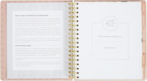 Vista 9 de C.R. Gibson Cuaderno de cocina con tapa dura en espiral, libro de cocina familiar, 8.5 x 9.5 pulgadas, limones