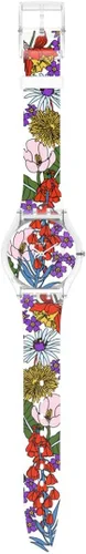 Vista 2 de Swatch Skin Classic BIOSOURCED Botanical Paradise - Reloj de cuarzo, Transparente
