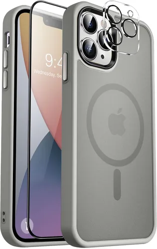 Vista 23 de MOCCA - Funda magnética resistente para iPhone XR de 6.1 pulgadas, compatible con MagSafe, funda con protección contra caídas de grado militar