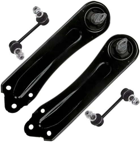 Vista 58 de Detroit Axle - 4 piezas de brazos de control traseros para Ford C-Max, Focus, Mazda 3 5, Volvo C30, C70, S40, V50, 4 brazos de control superiores e