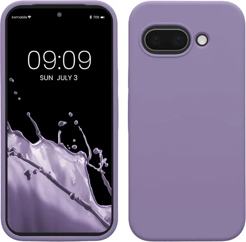 Vista 79 de kwmobile Funda Compatible con Google Pixel 6 Pro - Funda de Teléfono de Silicona TPU con Acabado Suave - Azul Caribe