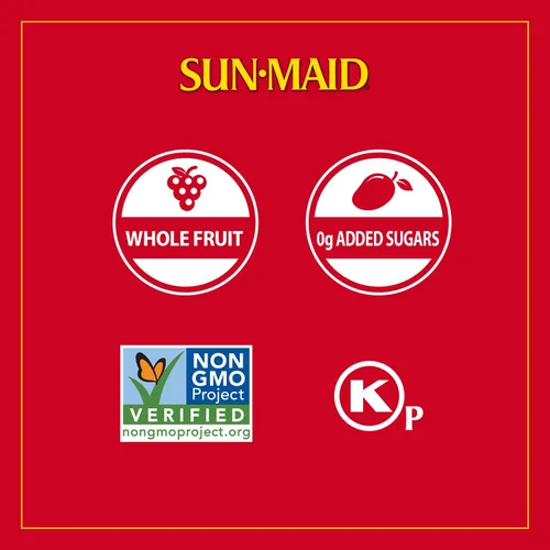 Vista 7 de Sun-Maid Pasas sin semillas, aperitivos para llevar, 1 oz, 6 unidades, paquete de 3, (18 paquetes en total)