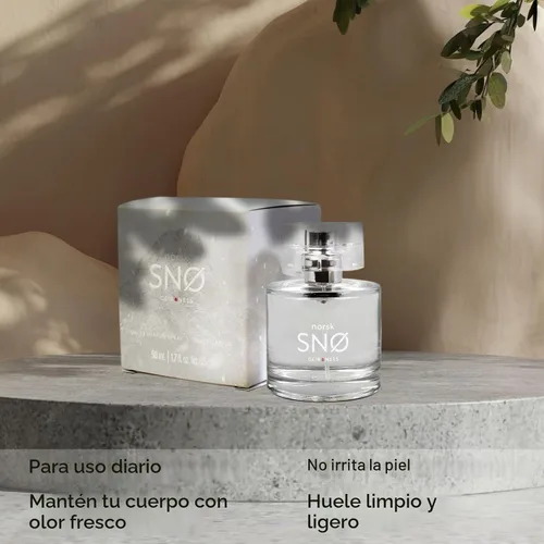 Vista 5 de Geir Ness NORSK SNØ Eau de Parfum para mujer, aroma a hierbas frescas, 3.4