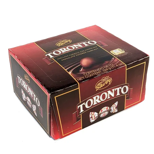 Vista 4 de Nestle Savoy Toronto Chocolate Cubierto Avellana Saboya 36 Unidades Peso Neto 11.43 oz