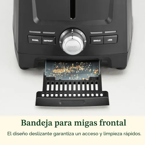 Vista 6 de Cuisinart Core Collection Tostadora de 2 rebanadas Ranuras extralargas para pan artesanal, bagel Quickview de elevación alta™ Función